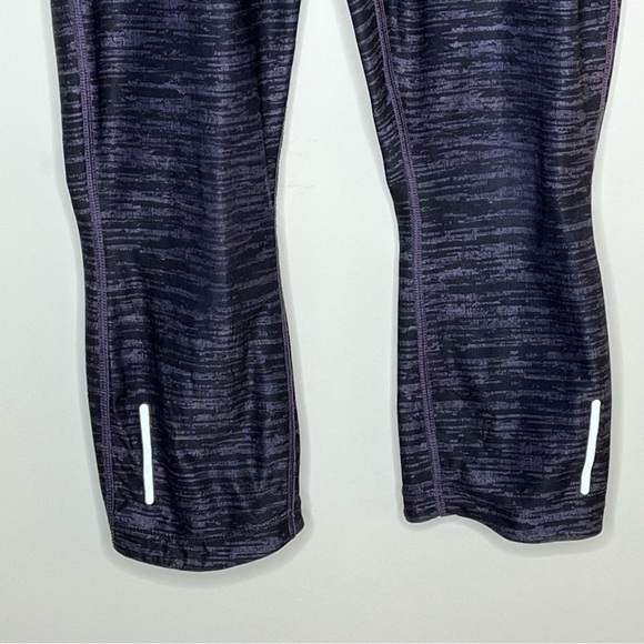 NIKE Cropped Leggings Fold Over Just Do It Waistband Running Workout Athleisure - Picture 4 of 9